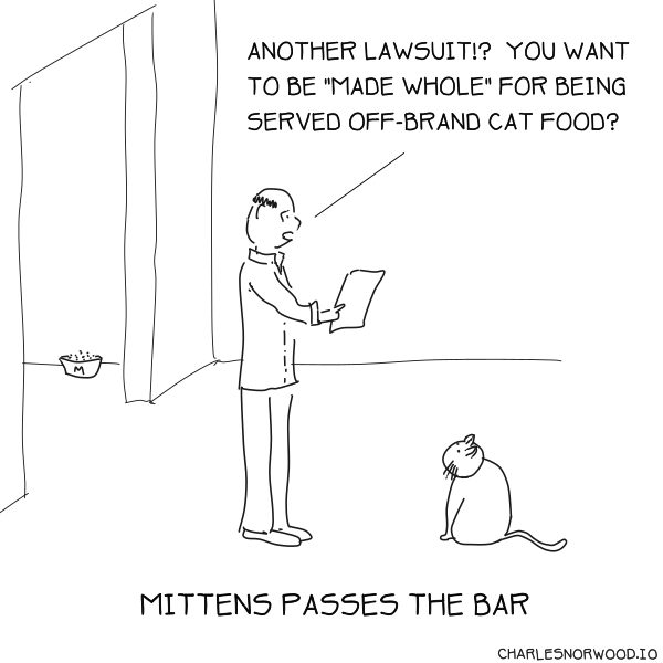 Mittens Passes the Bar